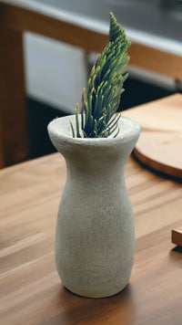 Thumbnail for Sunsum - Cement Vase, Silhouette, Lightweight Concrete, Aircrete - 1 COLOR -