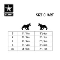 Thumbnail for US Army Packable Dog Raincoat - Black - 5 SIZES -