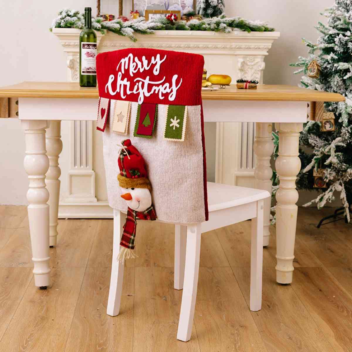 Christmas Chair Cover - 20.5" - [5-10 DAY DELIVERY] - T - 3 TYPES/STYLES -