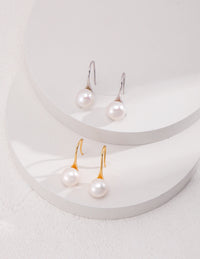 Thumbnail for Classic High-Heeled Pearl Dangle Earrings