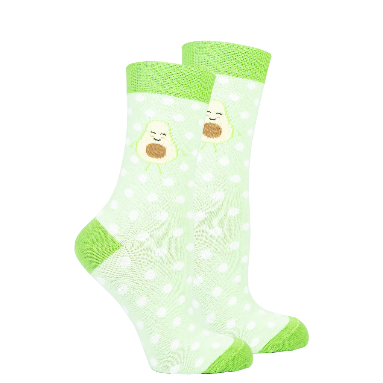 Women's Avocado Dot Socks - 1 COLOR -