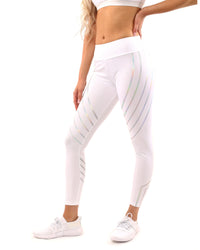 Thumbnail for Savoy - Laguna Set - Leggings & Sports Bra - White - 2 PCS. - 1 COLOR -