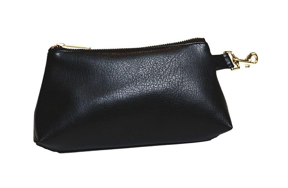 Keyper - Classic Black Vegan Leather 4 PC WRISTLET SET - 2 OPTIONS -