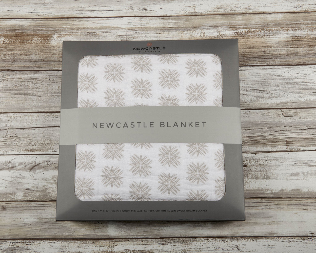 Flower Child Cotton Muslin Newcastle Blanket -