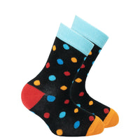 Thumbnail for Kids Black Sky Dot Socks - 1 COLOR -