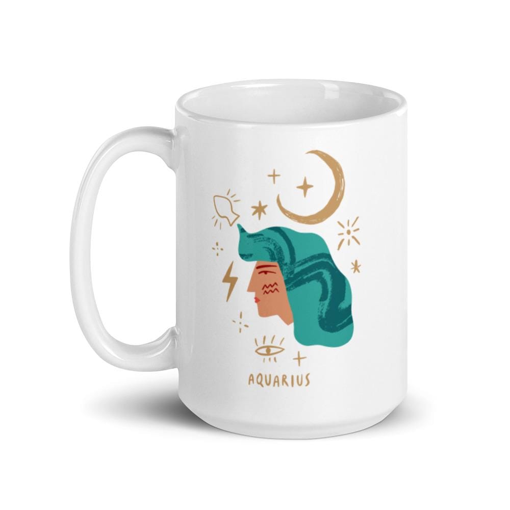 Aquarius Zodiac Girl Coffee Mug -