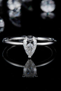 Thumbnail for 1 Carat Moissanite 925 Sterling Silver Solitaire Ring