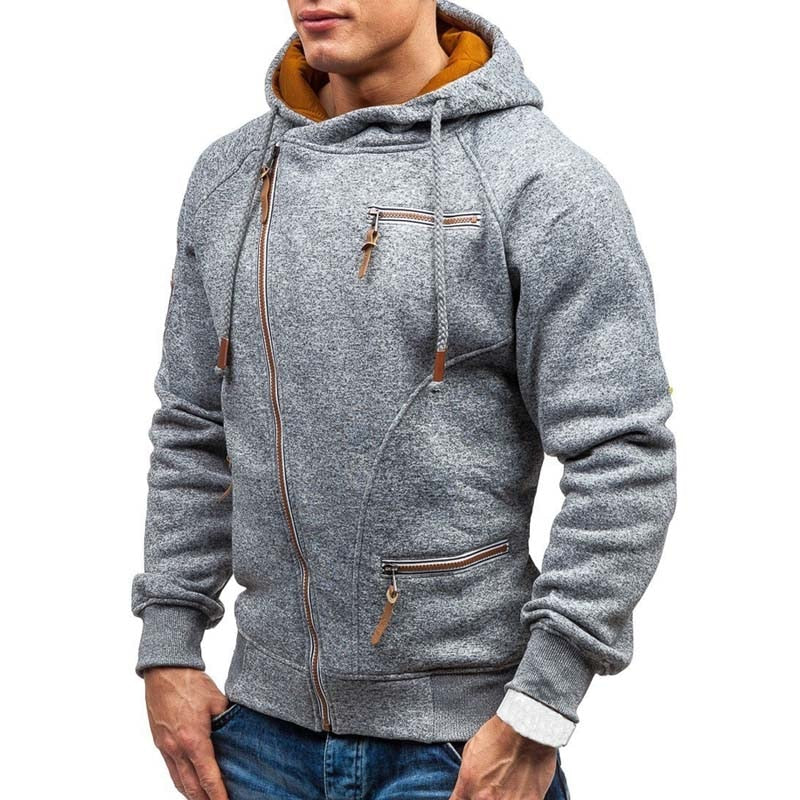 Casual Long Sleeve Mens Hoodie Sweatshirt -  [30 DAY DELIVERY]  - 3 COLORS -