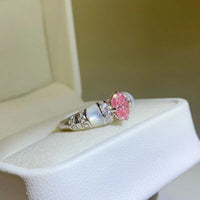 Thumbnail for 1 Carat Moissanite 925 Sterling Silver Ring