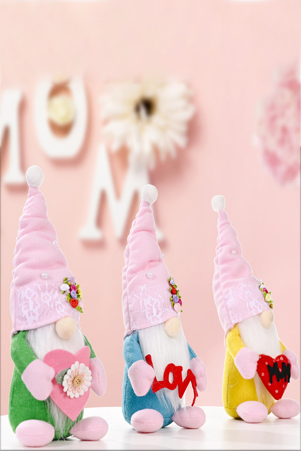 Special Occasion / Mother's Day Short Leg Gnomes - 11.4" - 3 TYPES - [5-10 DAY DELIVERY] - T -