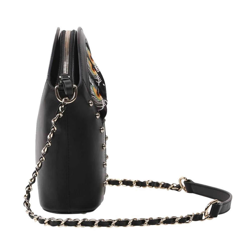 Feather Black Shoulder Bag - 1 COLOR -