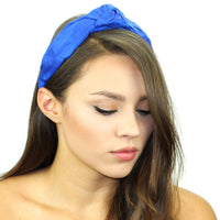 Thumbnail for KRISTIN PERRY - Dupioni Silk Top Knot Headband - 2 COLORS -