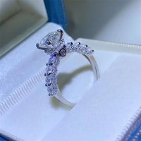 Thumbnail for 2 Carat Moissanite 925 Sterling Silver Ring