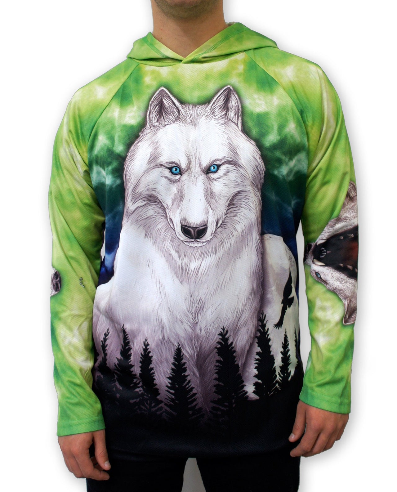 Mouthman - HOWLING WOLF Hoodie Chomp Shirt by MOUTHMAN® - ADULT SIZES AVAILABLE! - 13 SIZES -