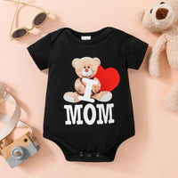 Thumbnail for Baby Bear Graphic Short Sleeve Bodysuit - T - 5 SIZES - 2 COLORS -