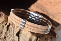 Thumbnail for Men's Cork Bracelet - Triple -