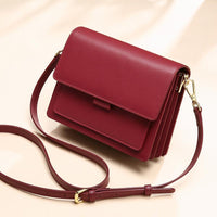 Thumbnail for Shomico - Small Genuine Leather Handbags Casual Shoulder Bag Square Shape - 3 COLORS -