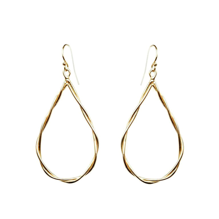 Alicia Marilyn - Rope Earrings - Gold Vermeil -