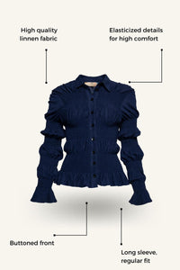 Thumbnail for Frills Shirt - 2 COLORS -