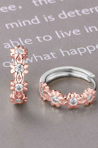 Thumbnail for Moissanite 925 Sterling Silver Huggie Earrings