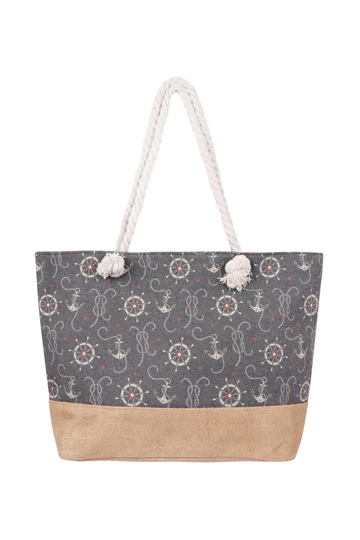 Anchor Print Tote Bags - 8 COLOR STYLES -