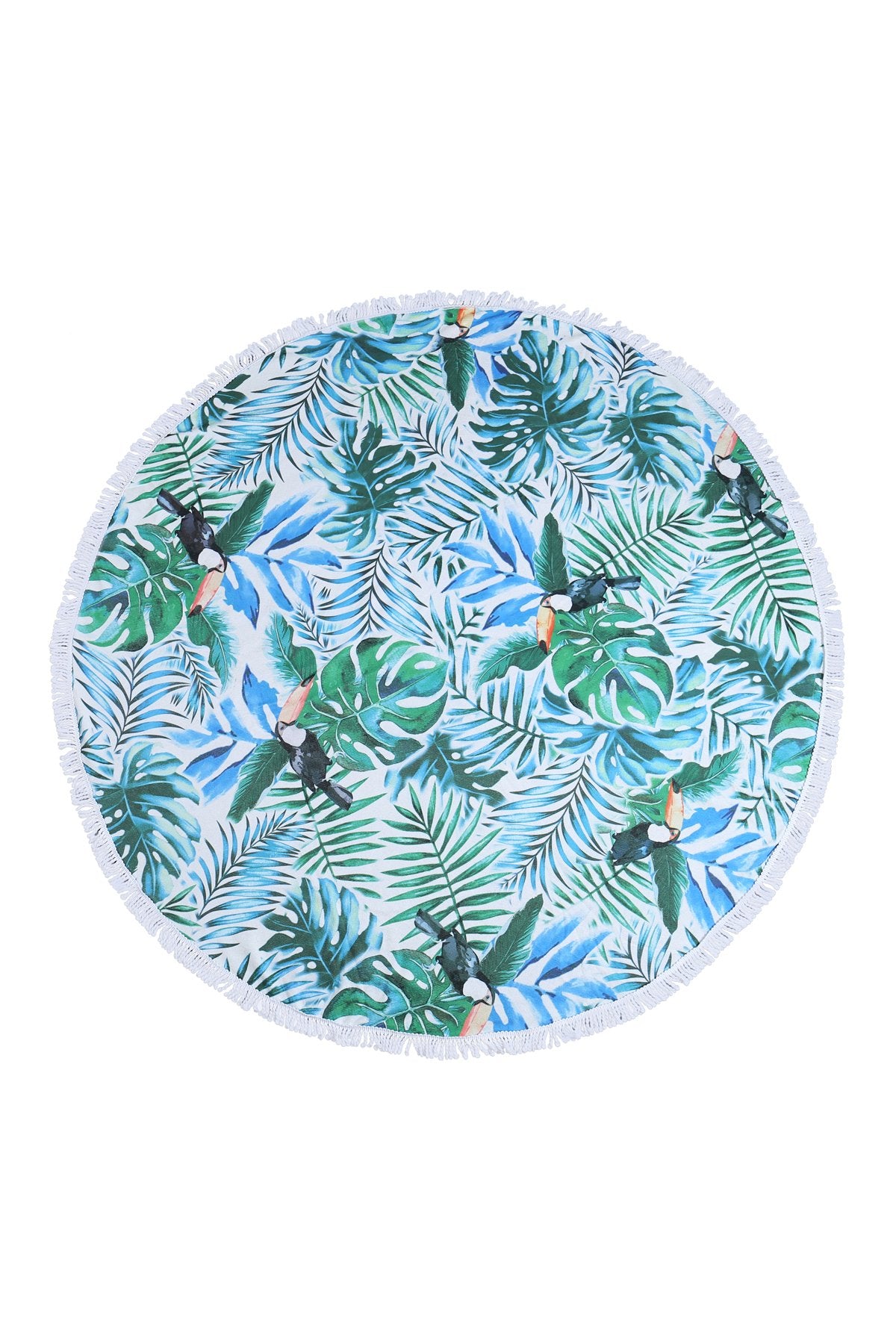 Riah Fashion - Maui and Sons Tropical Pattern 59" Round Towel - 1 COLOR -