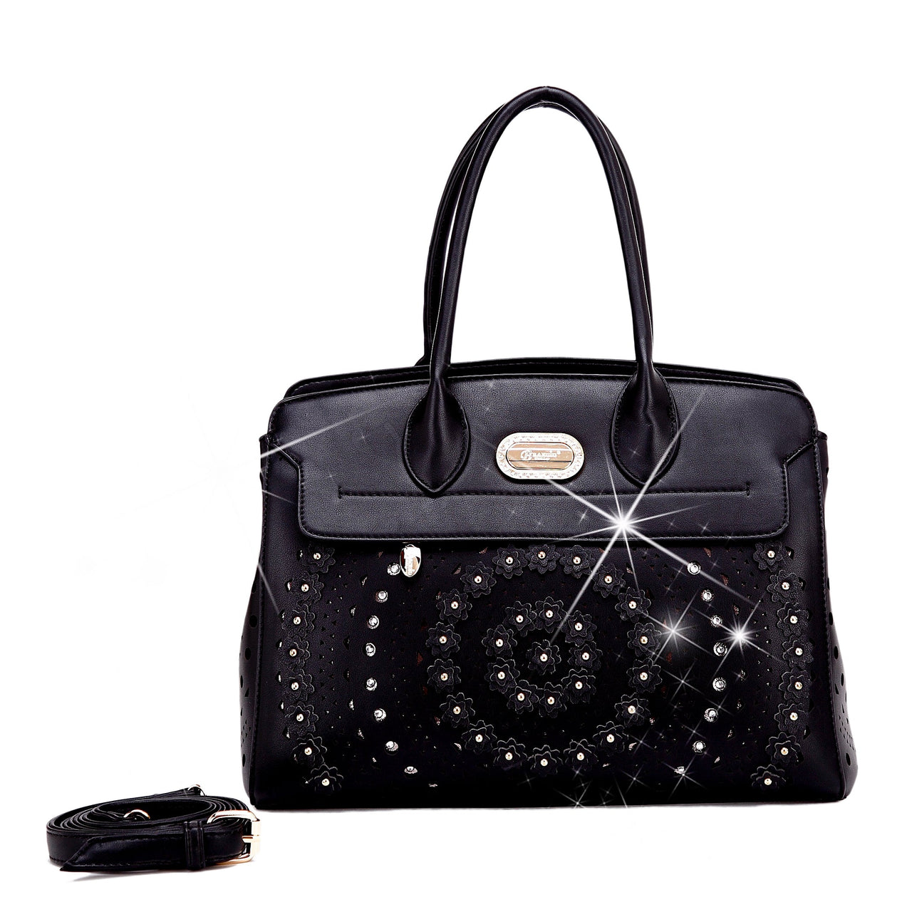 BRANGIO ITALY - Rosè Celestial Star Vegan Leather Designer Handbag - 6 COLORS -