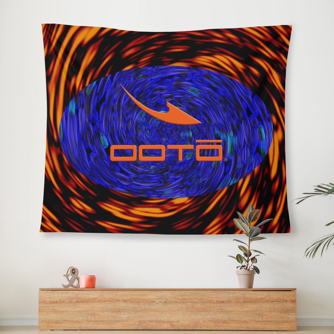 OOTO - ORANGE ROUGHY - Wall Tapestry - 3 SIZES -