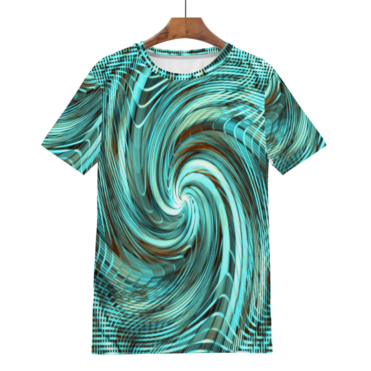 GREEN REALITY AQUATIC  PHASE - D61 Men's All Over Print T-Shirt - 1 COLOR -