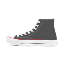 Thumbnail for OOTO - GRAY ESCAPE - High Top Canvas Shoes - White soles - 1 COLOR -