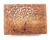 Thumbnail for OMSutra - Tree of Life Hand Carved Wood Box 5