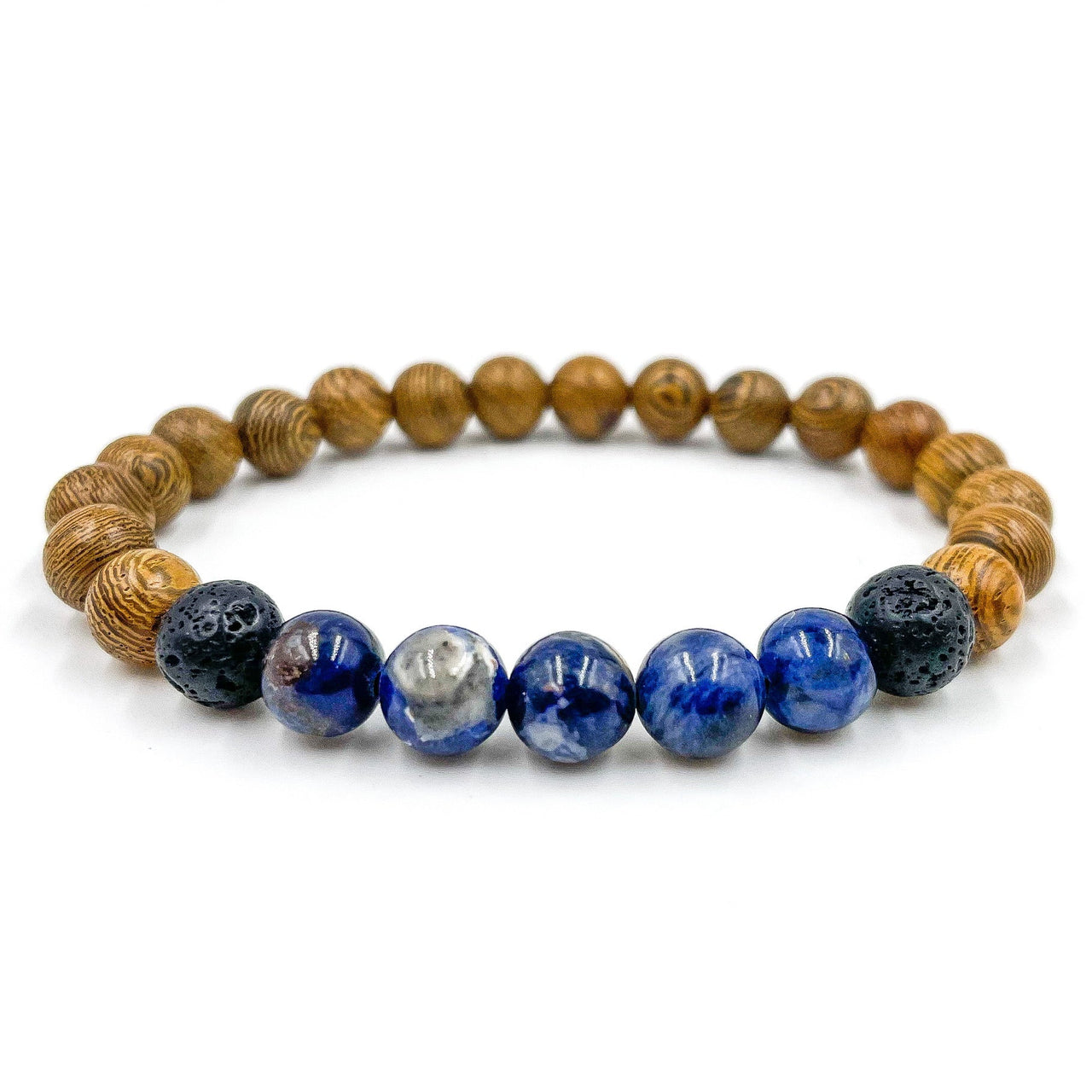 Kingston - Blue Sodalite & Zebrawood -