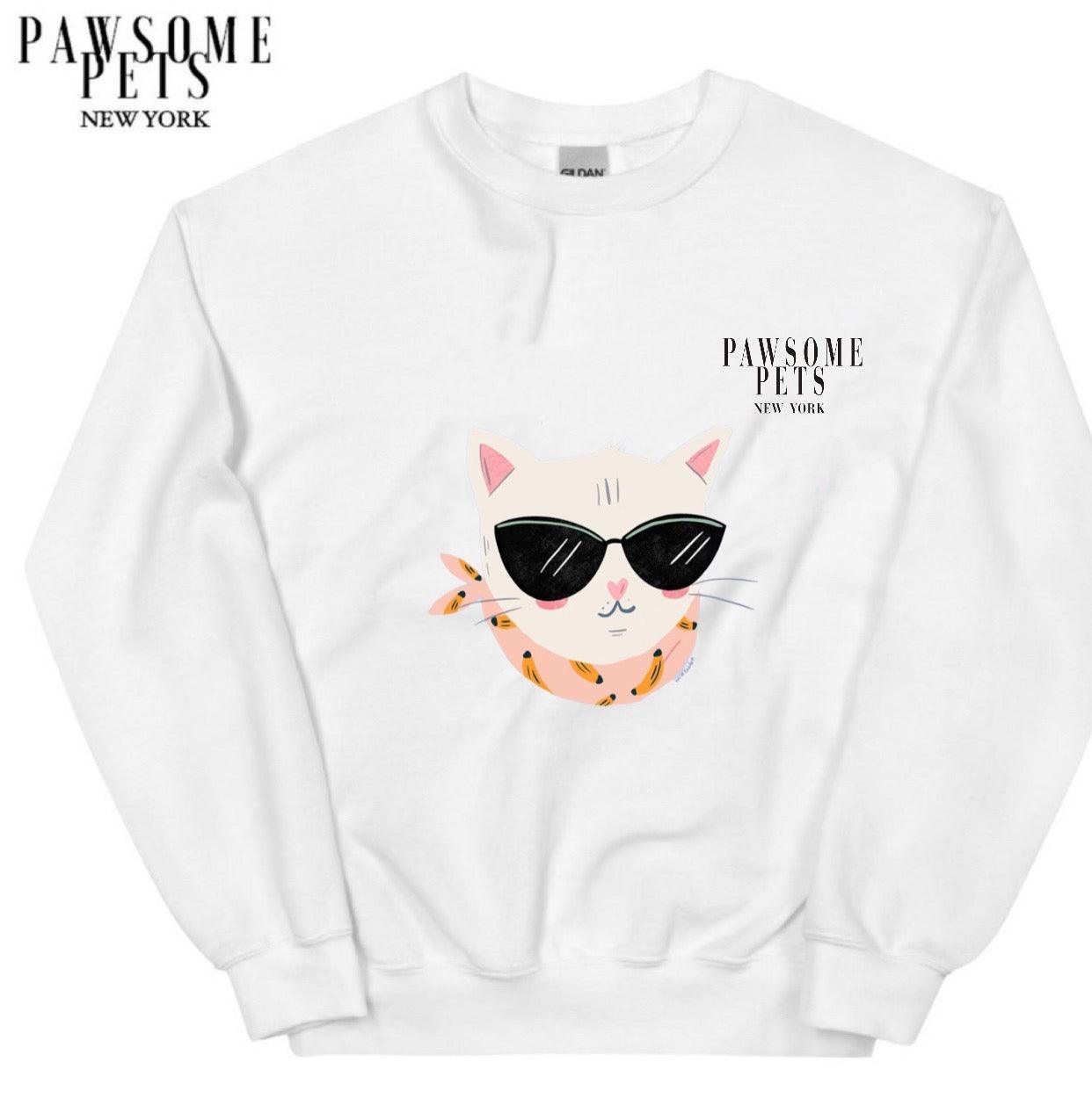 Sweatshirt - Cool Cats - Bananas - 7 COLORS -