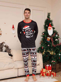 Thumbnail for MEN Full Size Graphic Top and Pants Set - T -