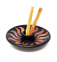 Thumbnail for OMSutra - Ceramic Incense Round Burner for Smudge Stick, Incense, Palo -