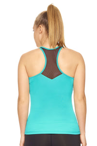 Thumbnail for Airstretch™ Mesh Panel Racerback Tank - 5 COLORS -