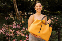 Thumbnail for GUNAS NEW YORK - Naomi - Yellow Vegan Leather Tote Bag - 1 COLOR -