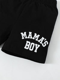 Thumbnail for MAMA'S BOY Hoodie and Shorts set - 2 PCS - T - 1 COLOR -