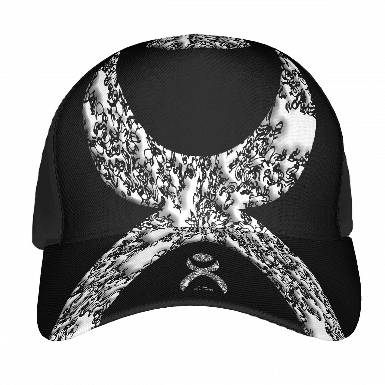 OOTO - GLYPHIC / BODY OF GLYPHIC HALTED PHASE EN WHITE - HC_T1 Curved Brim Baseball Cap  - 1 COLOR -