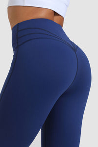 Thumbnail for High Waist Active Leggings - T - 7 COLORS -