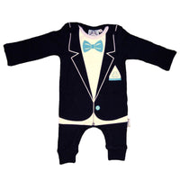 Thumbnail for Lazy Baby, Christening, Wedding or Party Baby Outfit - Baby Grow Suit -