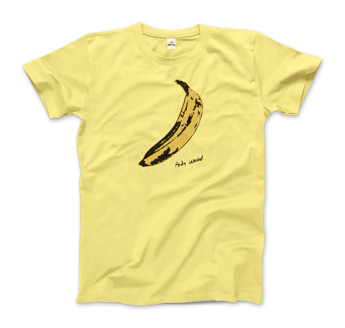 Andy Warhol's Banana, 1967 Pop Art T-Shirt - 5 COLORS -