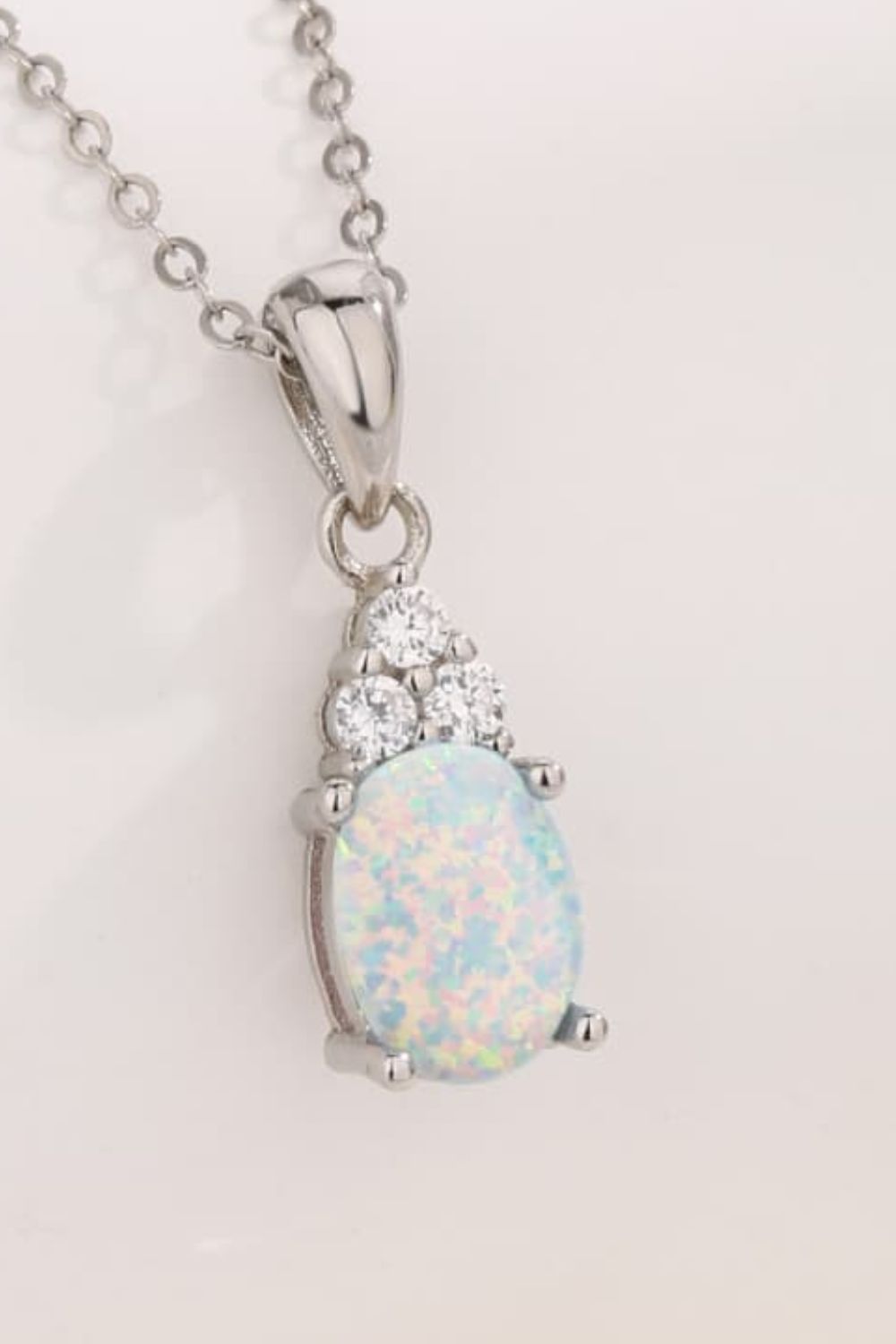 Find Your Center Opal Pendant Necklace - T - 2 COLORS -