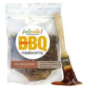 BBQ Flavored Whole Roasted Mealworms - TWICE AS GOOD AS HALF ROASTED MEALWORMS! -