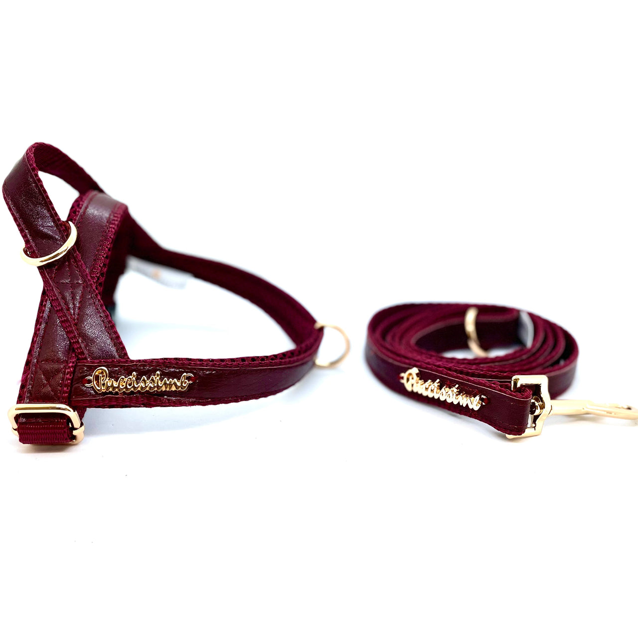 Puccissime - Red Wine One-Click Harness - 4 SIZES -