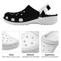 Thumbnail for OOTO - BLACK W/BW STRAP - SF_S48_WITH (OPTIONAL) PIVOTING HEEL STRAP - Crocs Clogs