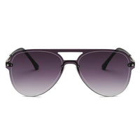 Thumbnail for Belfast |  Flat Single Lens Aviator Fashion Sunglasses - 4 COLORS -