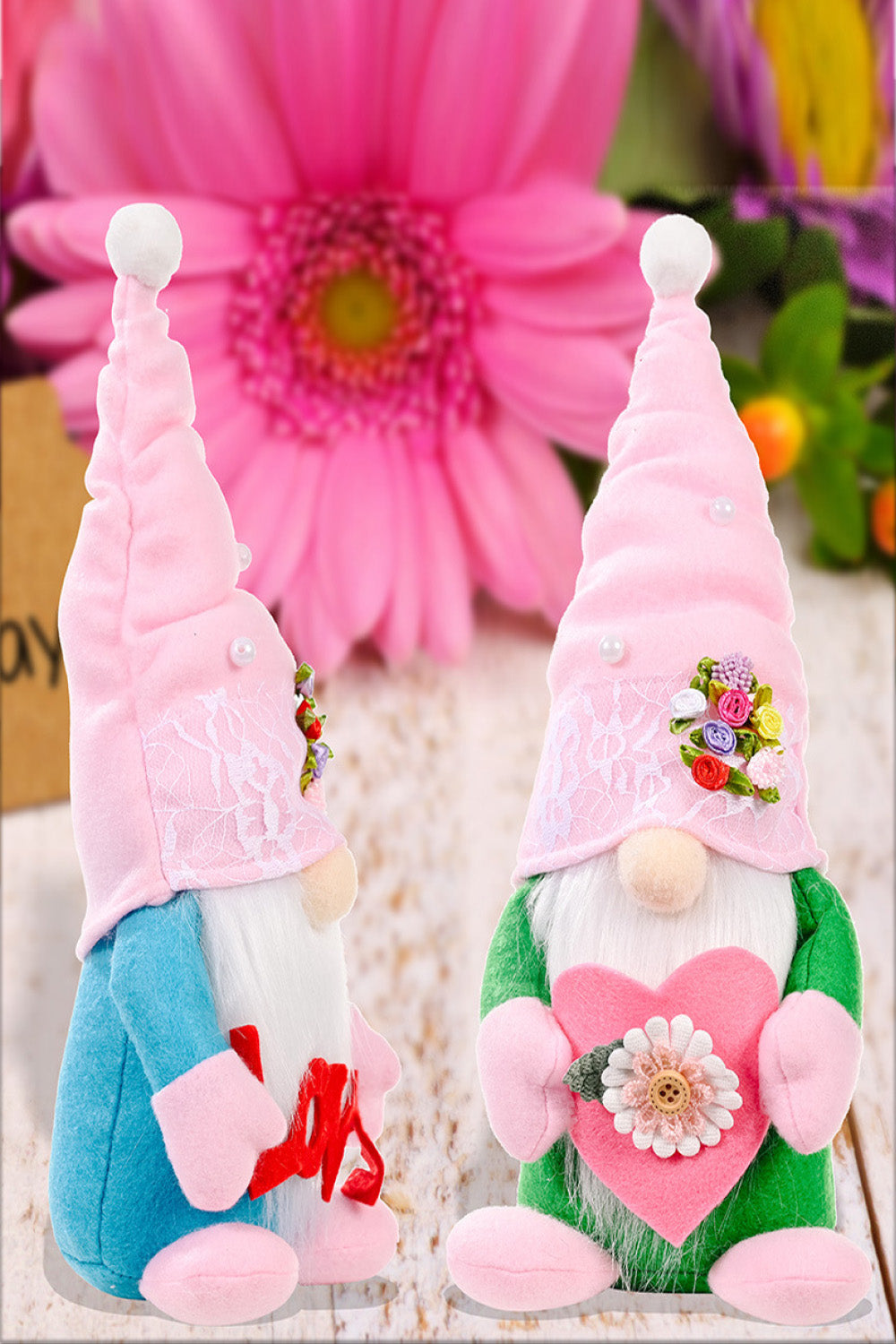 Special Occasion / Mother's Day Short Leg Gnomes - 11.4" - 3 TYPES - [5-10 DAY DELIVERY] - T -