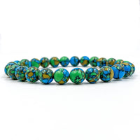 Thumbnail for Union - Multicolor Howlite Gemstone Beaded Bracelet -