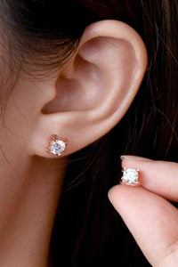 Thumbnail for Moissanite 925 Sterling Silver Stud Earrings